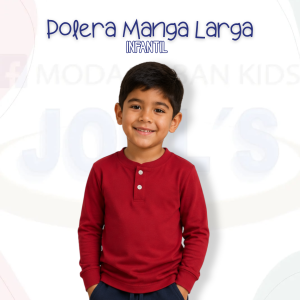Polera Manga Larga Infantil