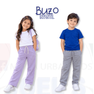 Buzo infantil bota recta